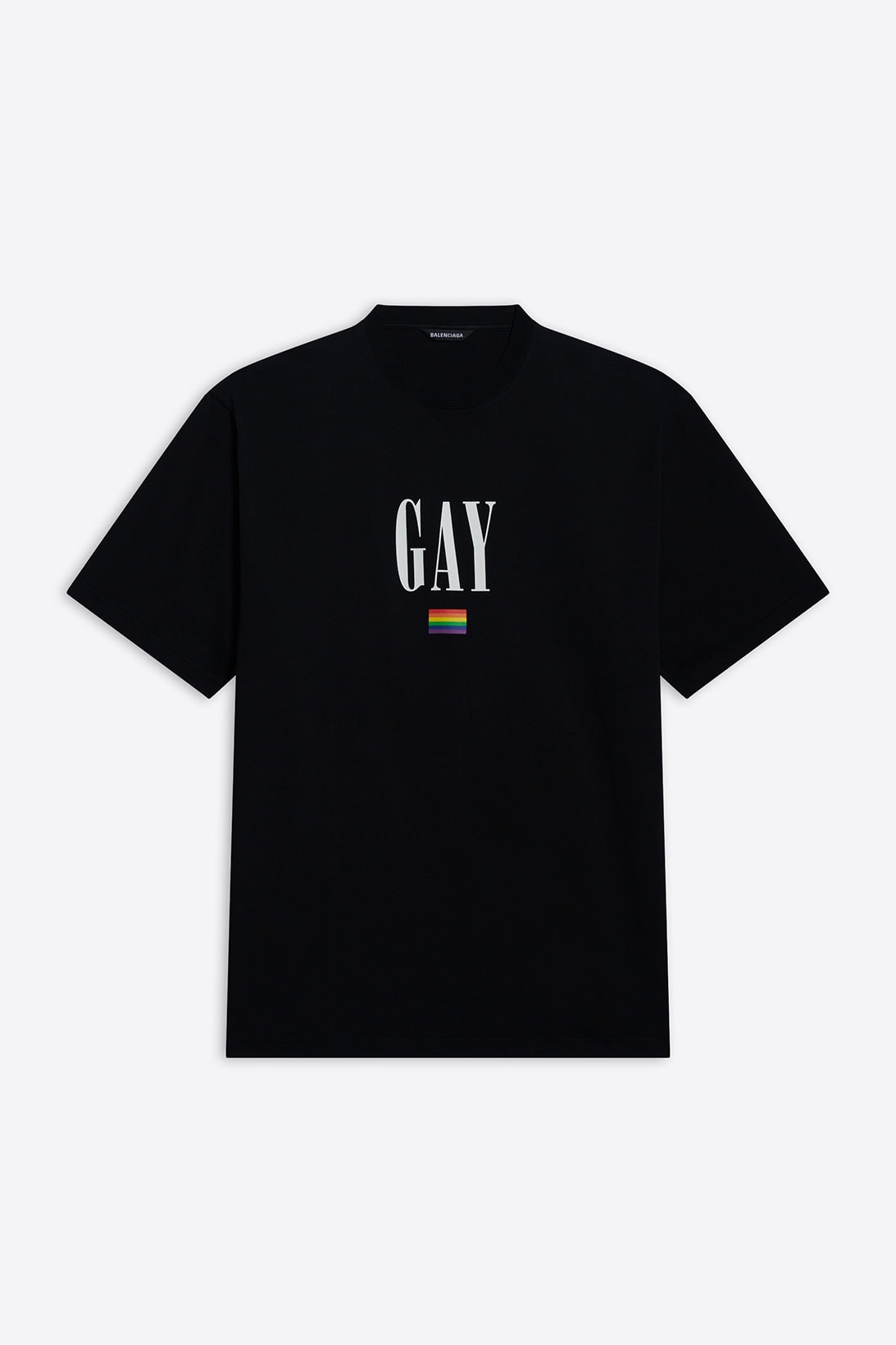 balenciaga pre-fall 2021 collection pride month capsule t-shirt