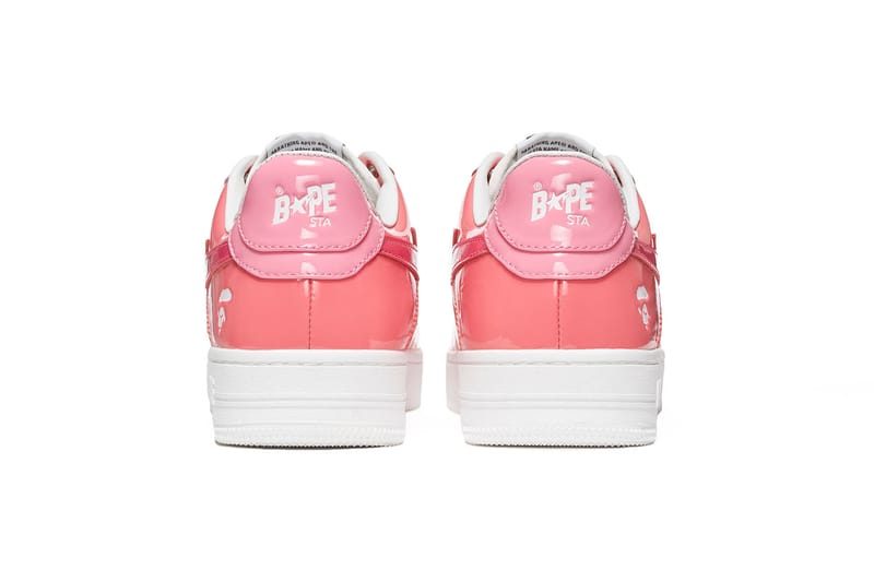 bape converse pink