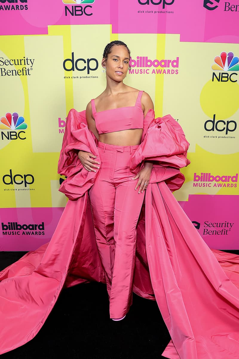 billboard music awards bbma red carpet best dressed celebrity style alicia keys valentino