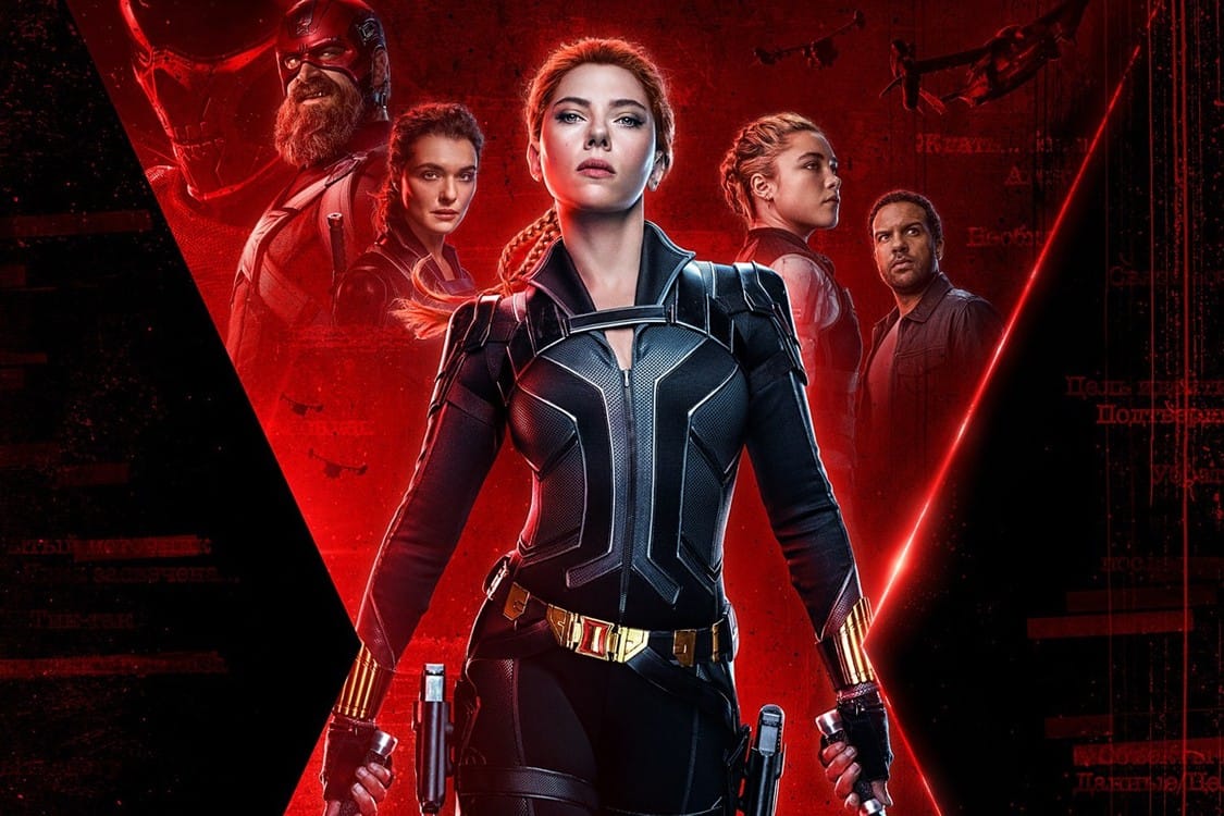 Black Widow movie poster Scarlett Johansson e