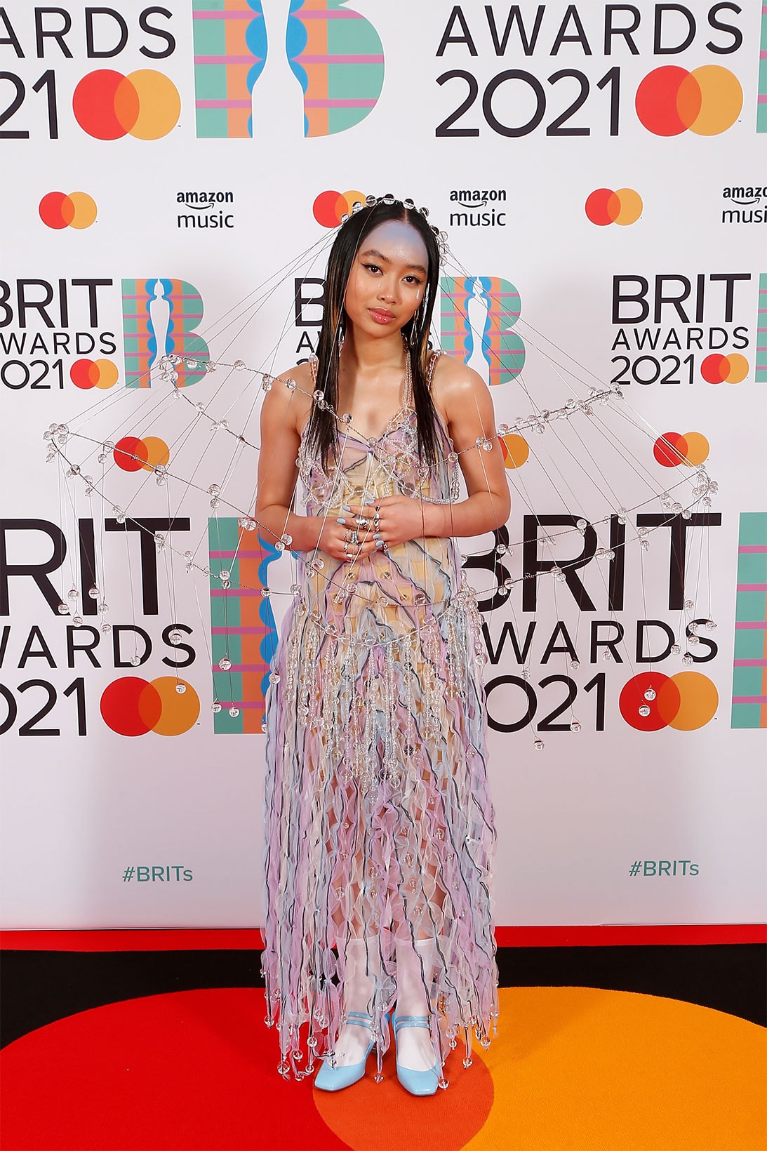 brit awards 2021 red carpet best dressed celebrities griff