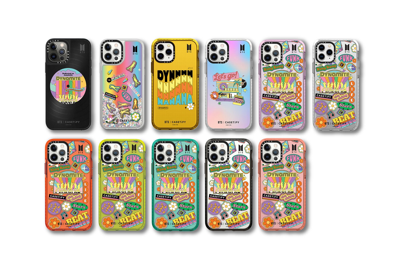 bts casetify collaboration tech accessories collection apple iphone cases dynamite