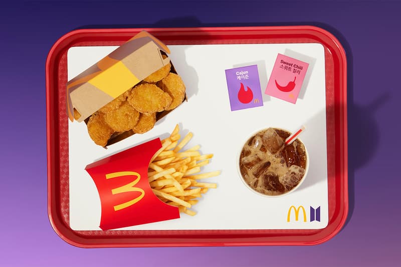 BTS x McDonald's Meal Collaboration Merchandise