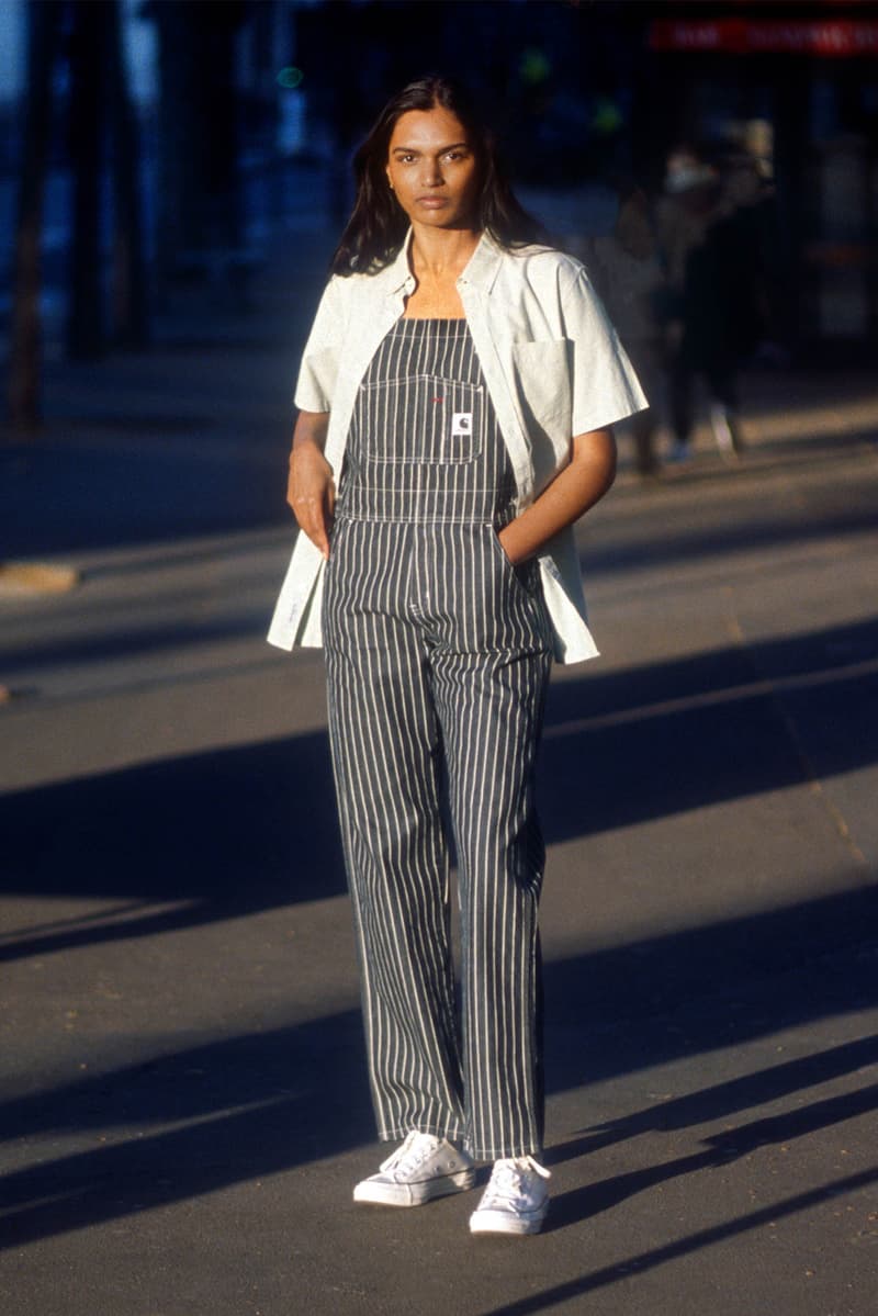 Carhartt WIP Spring Summer Utility Collection Lookbook Shirt Overalls Stripes