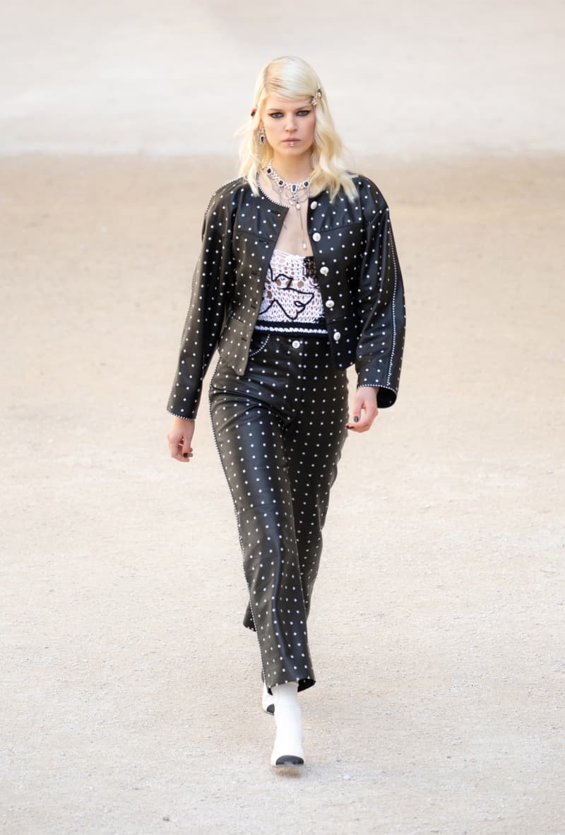 chanel cruise resort collection runway virginie viard provence punk rock jean cocteau tweed suits dresses