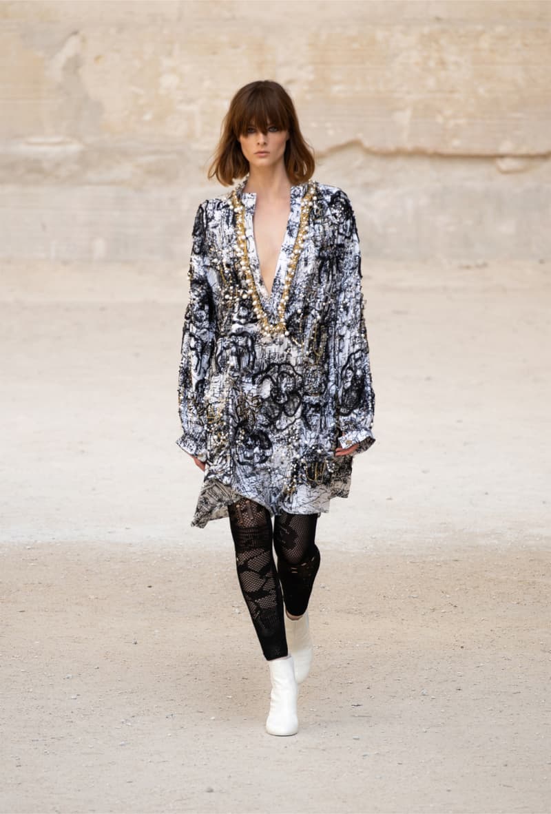 chanel cruise resort collection runway virginie viard provence punk rock jean cocteau tweed suits dresses