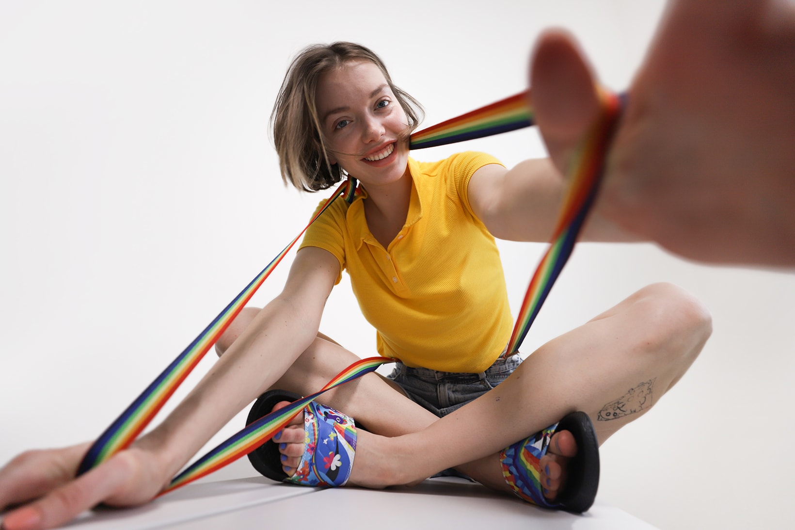 Converse Pride Month Collection Slides Rainbow Slippers
