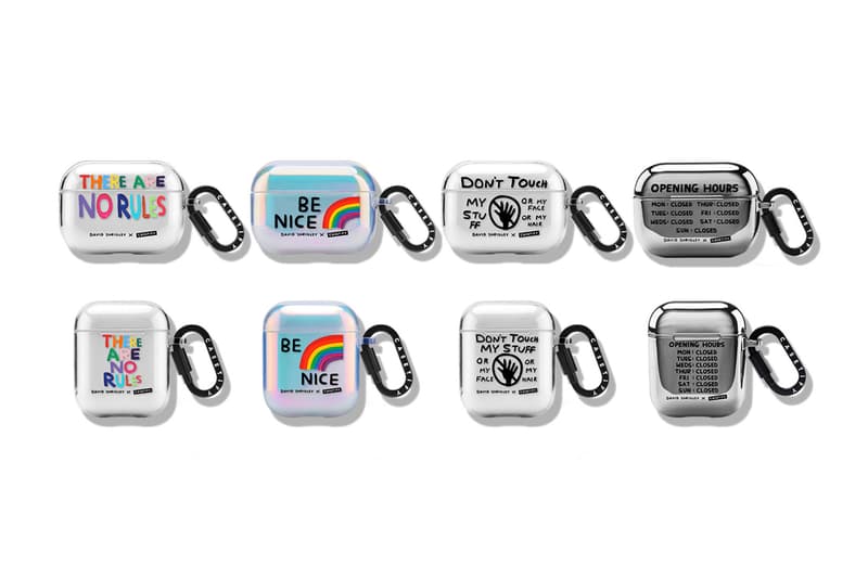 david shrigley casetify collaboration tech accessories airpods pro cases