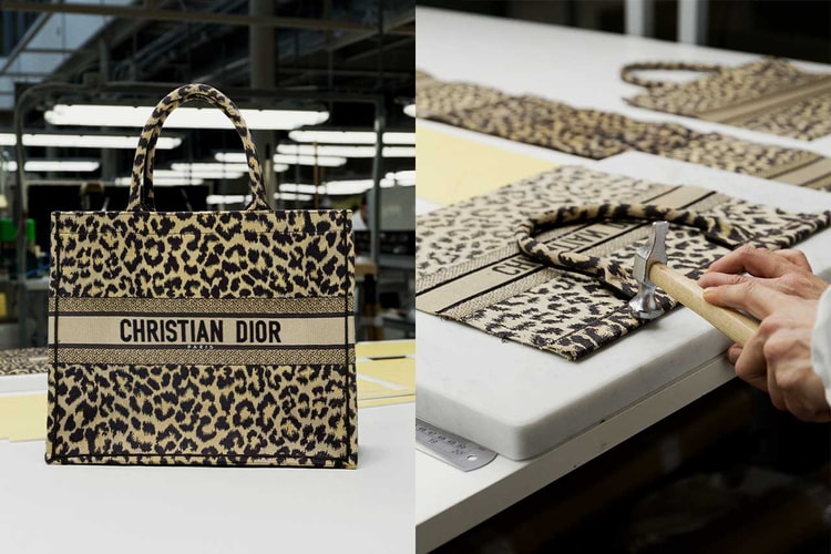 Here's How Dior's New Leopard-Print Book Tote Bag Is Made