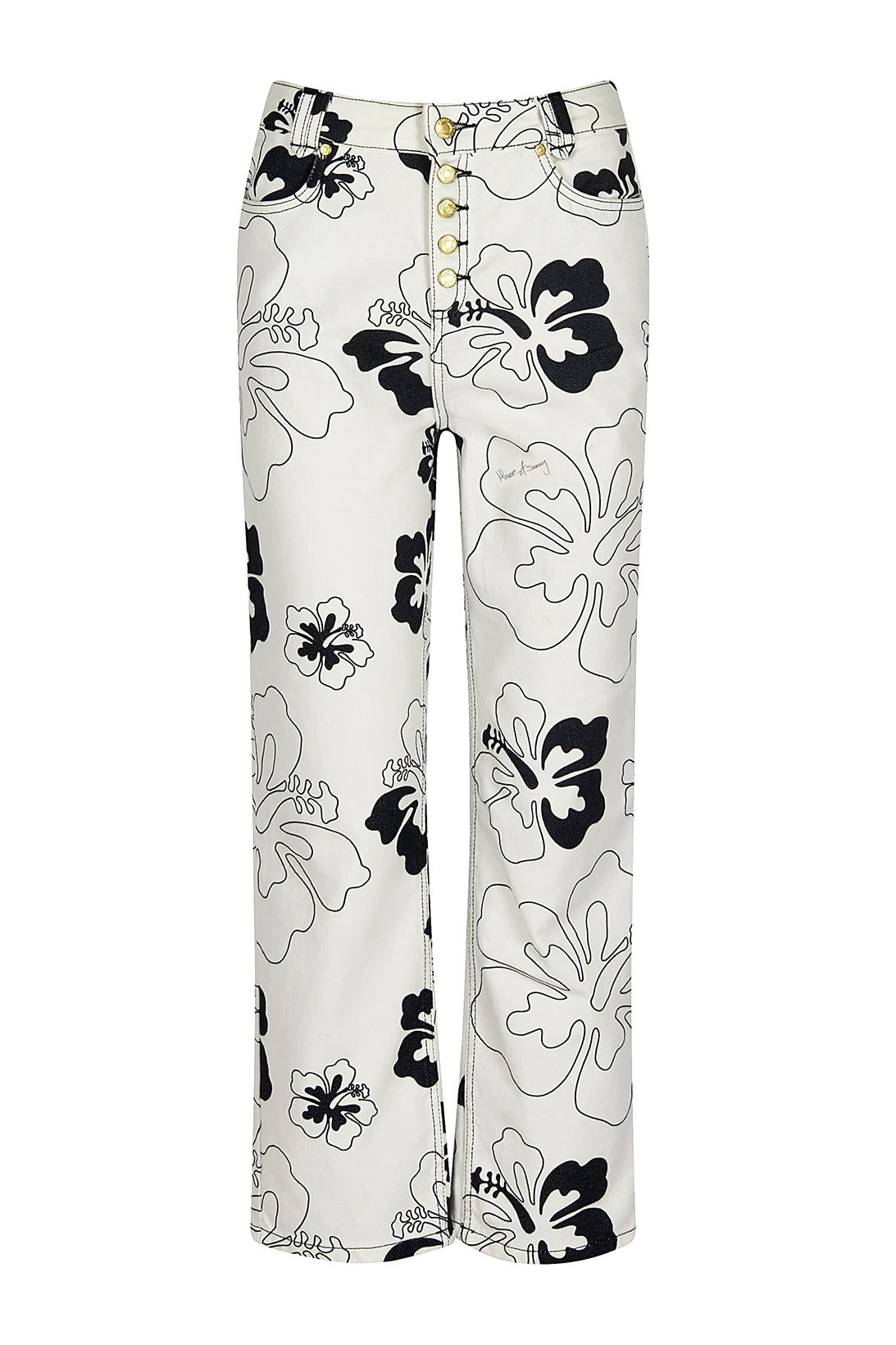 house of sunny spring summer ss21 pure shore collection floral pants trousers