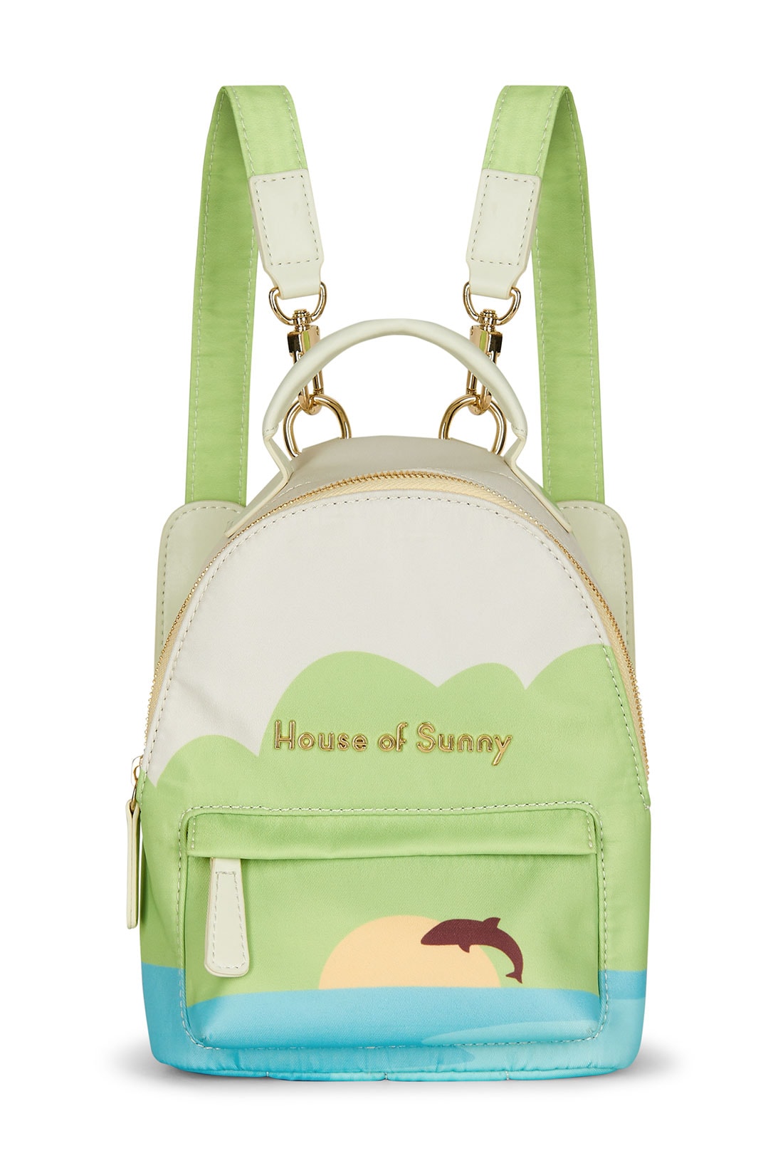 house of sunny spring summer ss21 pure shore collection print backpack