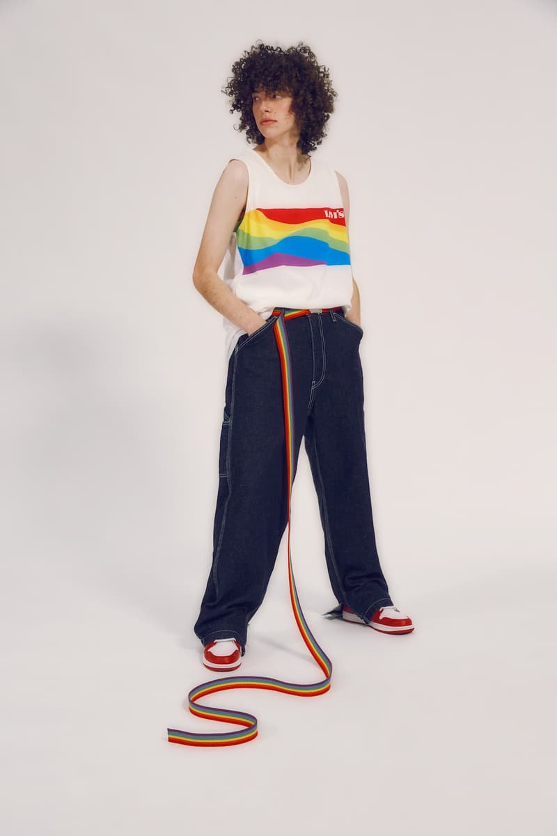 levis pride lgbtqia collection all pronouns love tee t shirt jeans denim