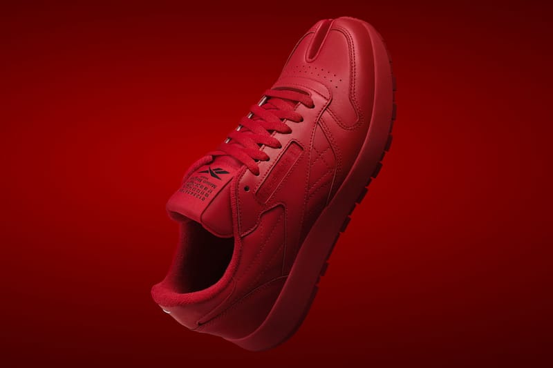 reebok margiela red
