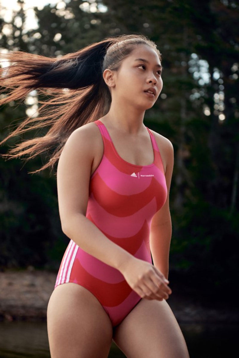 marimekko adidas activewear collaboration swimwear one piece