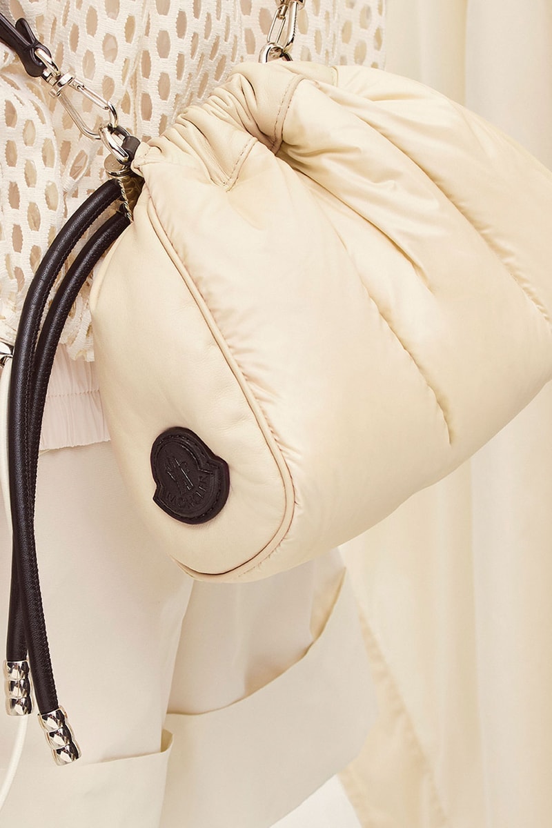 moncler womenswer the freshener ss21 spring summer 2021 collection mini seashell bag