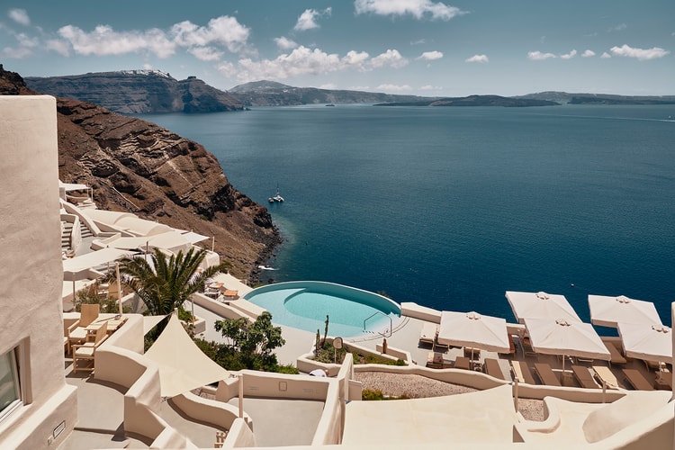 Take a Look Inside the Dreamy Mystique Hotel in Santorini