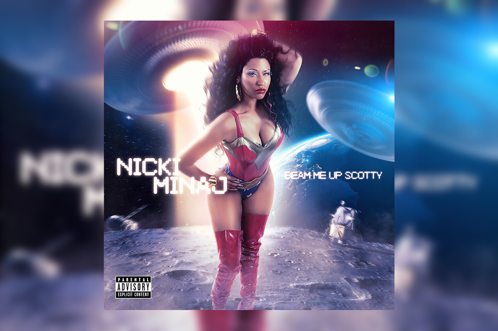 Nicki Minaj Beam Me Up Scotty Mixtape Album Pink Crocs Chanel Rapper