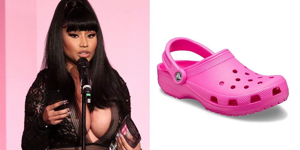 Nicki Minaj Teases Release With Pink Chanel Crocs | Hypebae