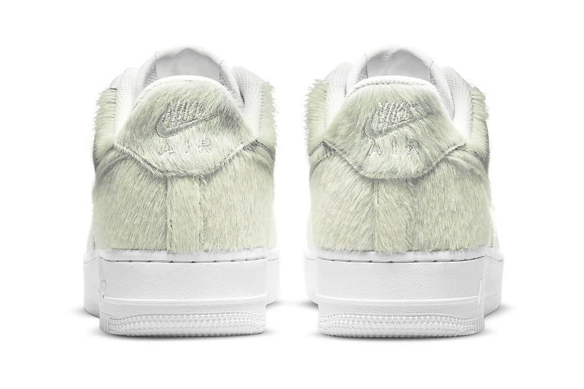 Nike Air Force 1 Low Photon Dust "Pony" Hair Finish White Sneaker