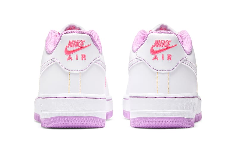 nike air force pink purple