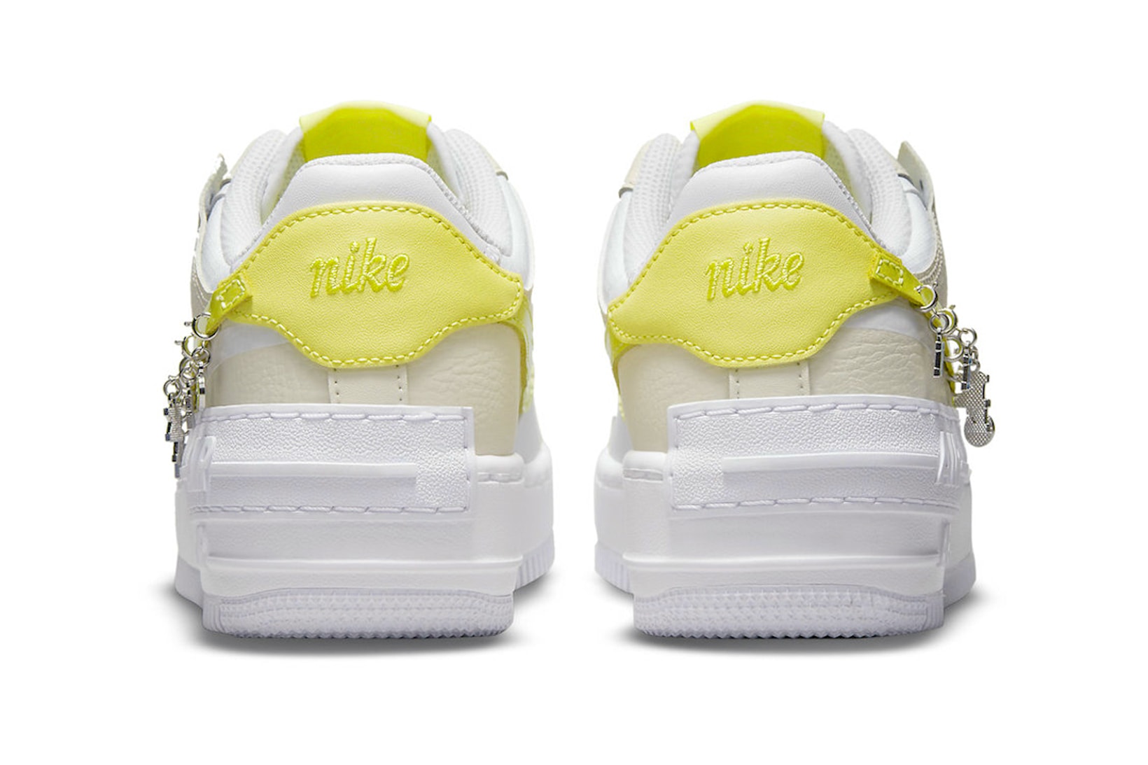 nike air force 1 shadow af1 womens sneakers have a day white yellow anklet charms footwear sneakerhead kicks shoes heel