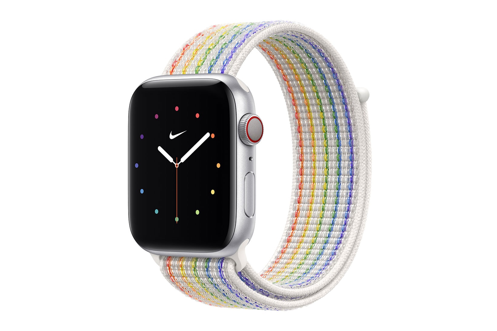 apple nike watch strap band face pride edition sport loop rainbow