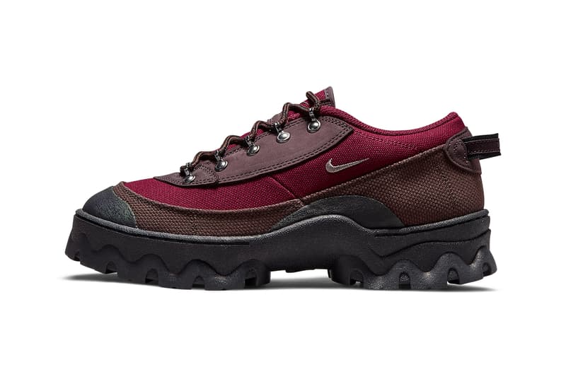 nike sportswear lahar low madeira dark beetroot maroon footwear shoes lateral