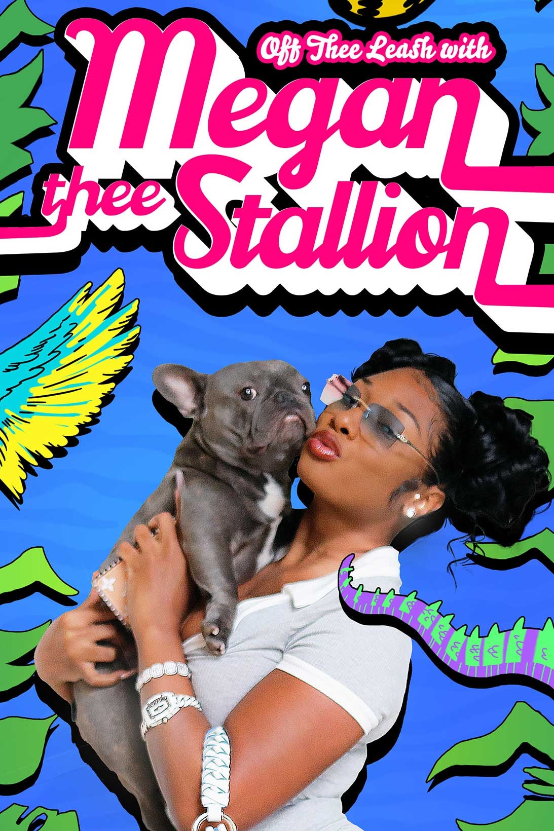 off thee leash with megan stallion pets snapchat original series show