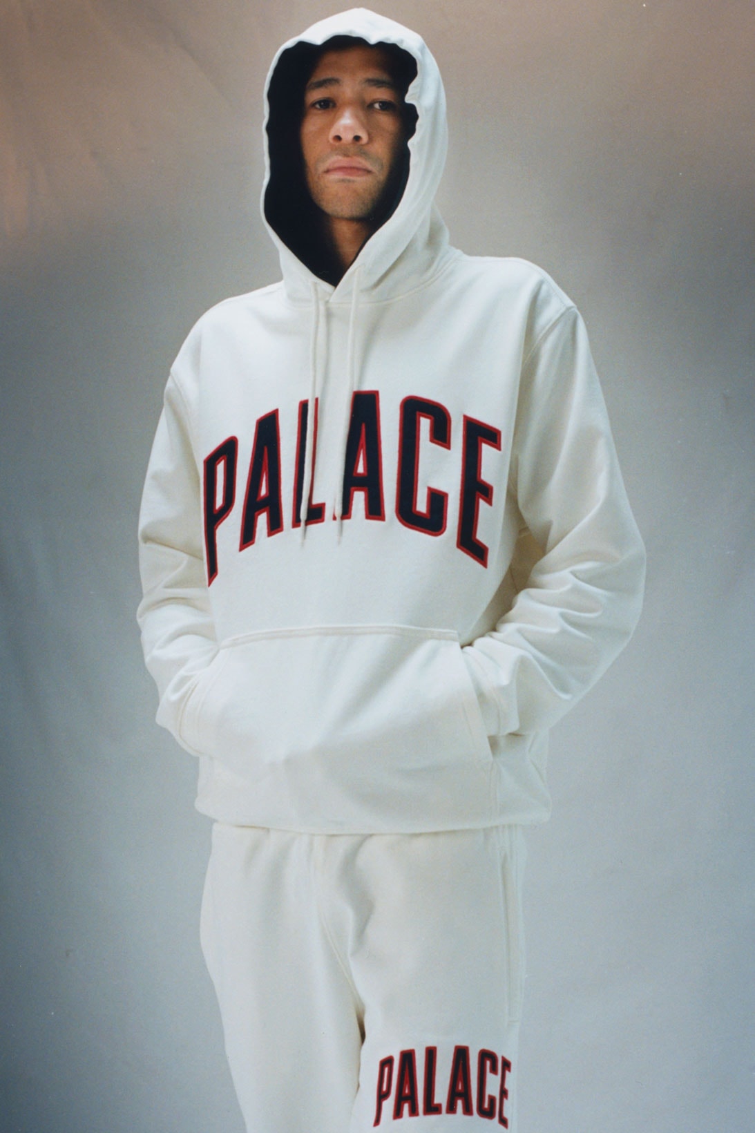 palace skateboards summer 2021 lookbook collection drop logo hoodie sweatpants