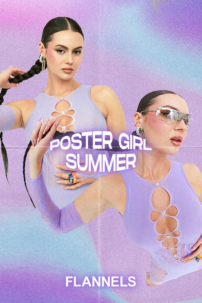 POSTER GIRL Interview Flannels Collection Release Y2K Fashion Party Aesthetic