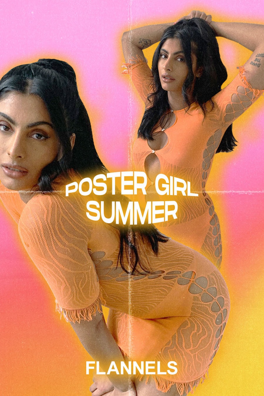 POSTER GIRL Interview Flannels Collection Release Y2K Fashion Party Aesthetic 