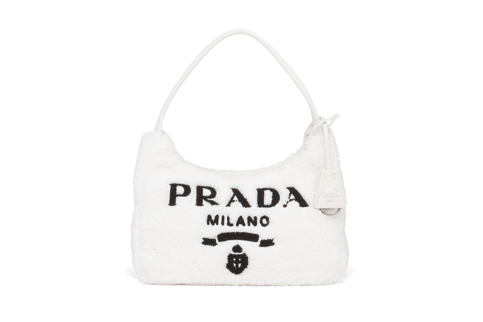 prada spring summer ss21 terrycloth handbag purse