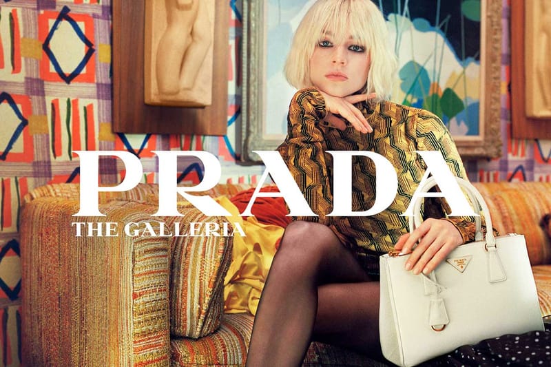 Hunter Schafer Fronts Prada's Galleria Handbag Campaign