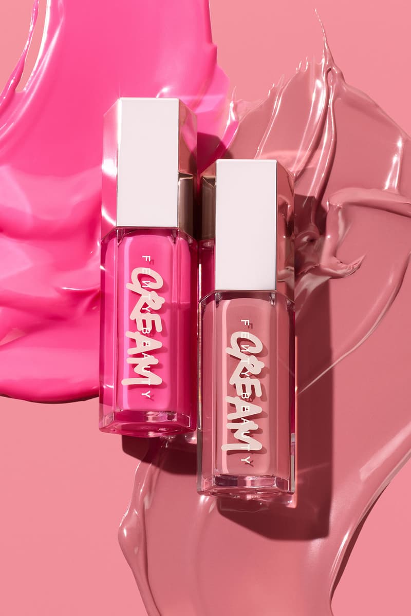 rihanna fenty beauty lip gloss bomb cream double take lip duo cupcakin bubble binge