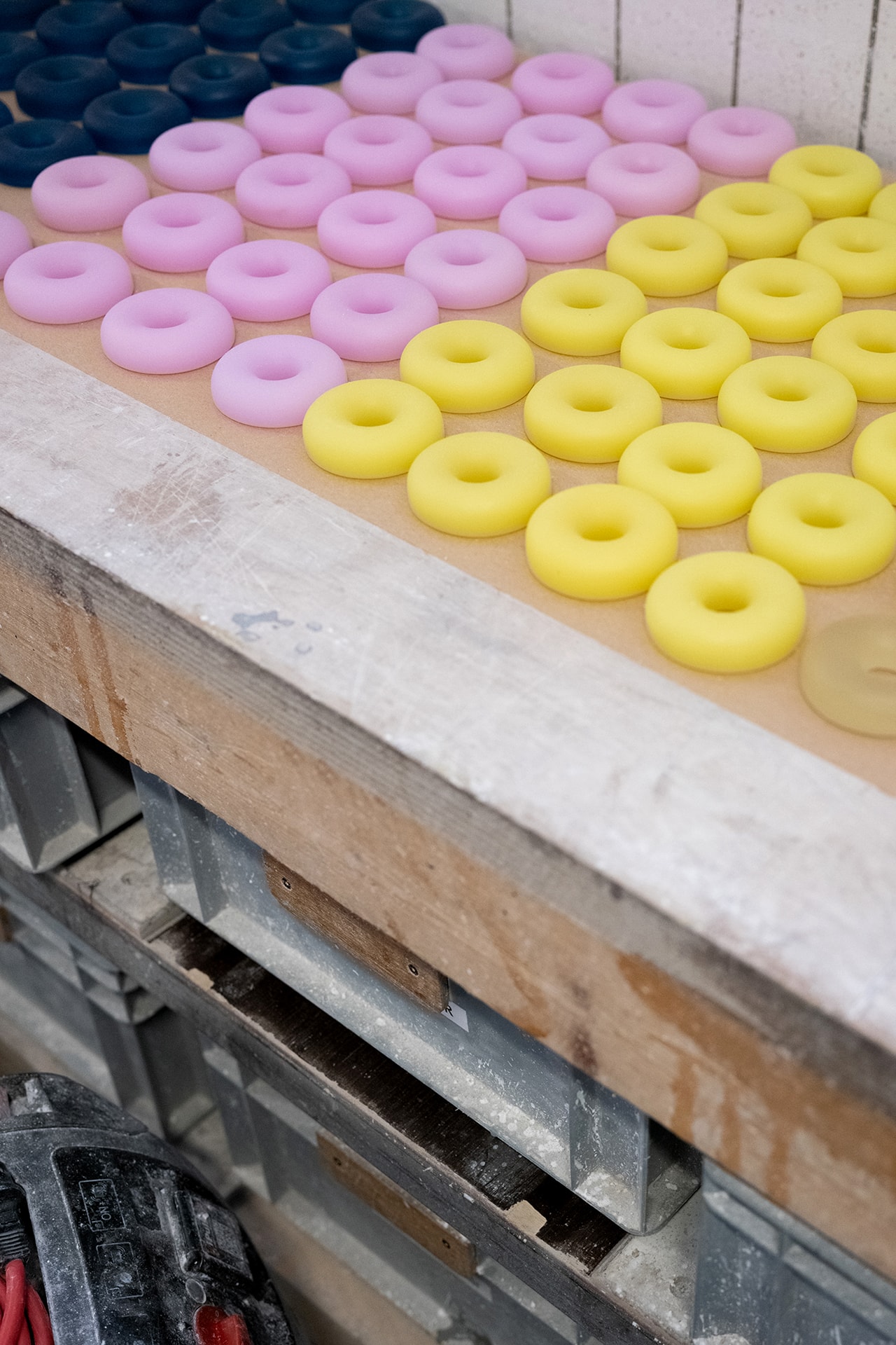 Sabine Marcelis Hem Donut Shaped The Boa Pouf Pink Yellow Furniture Design Netherlands Rotterdam Designer Stockholm Sweden Brand