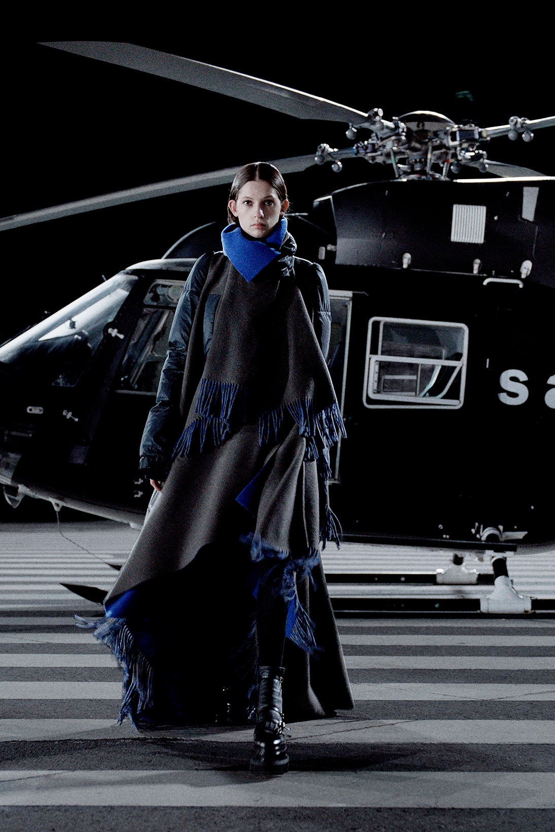 sacai chitose abe womens fall winter collection outerwear dresss