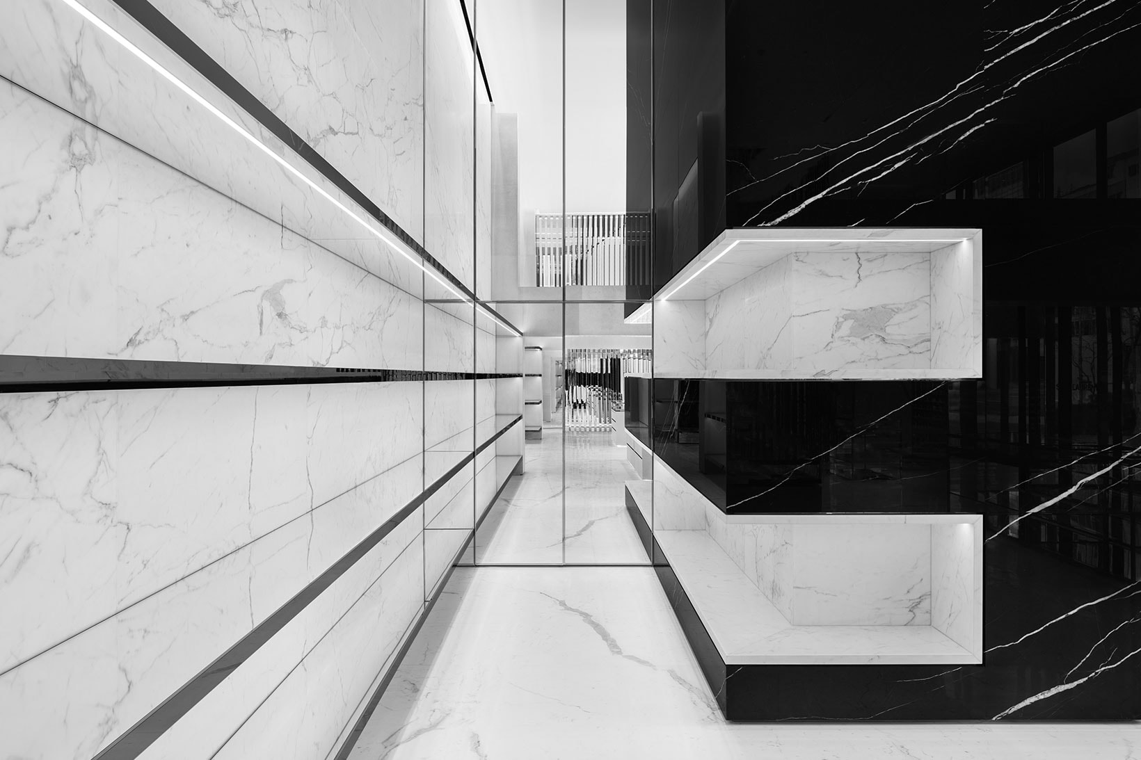 saint laurent seoul first flagship store shop opening interior