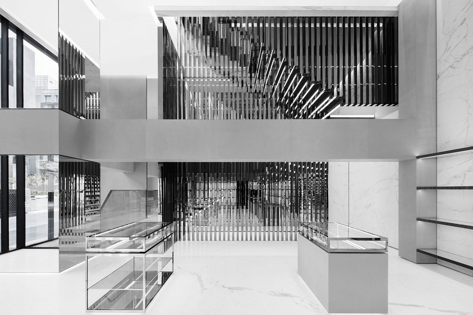 saint laurent seoul first flagship store shop opening interior design space