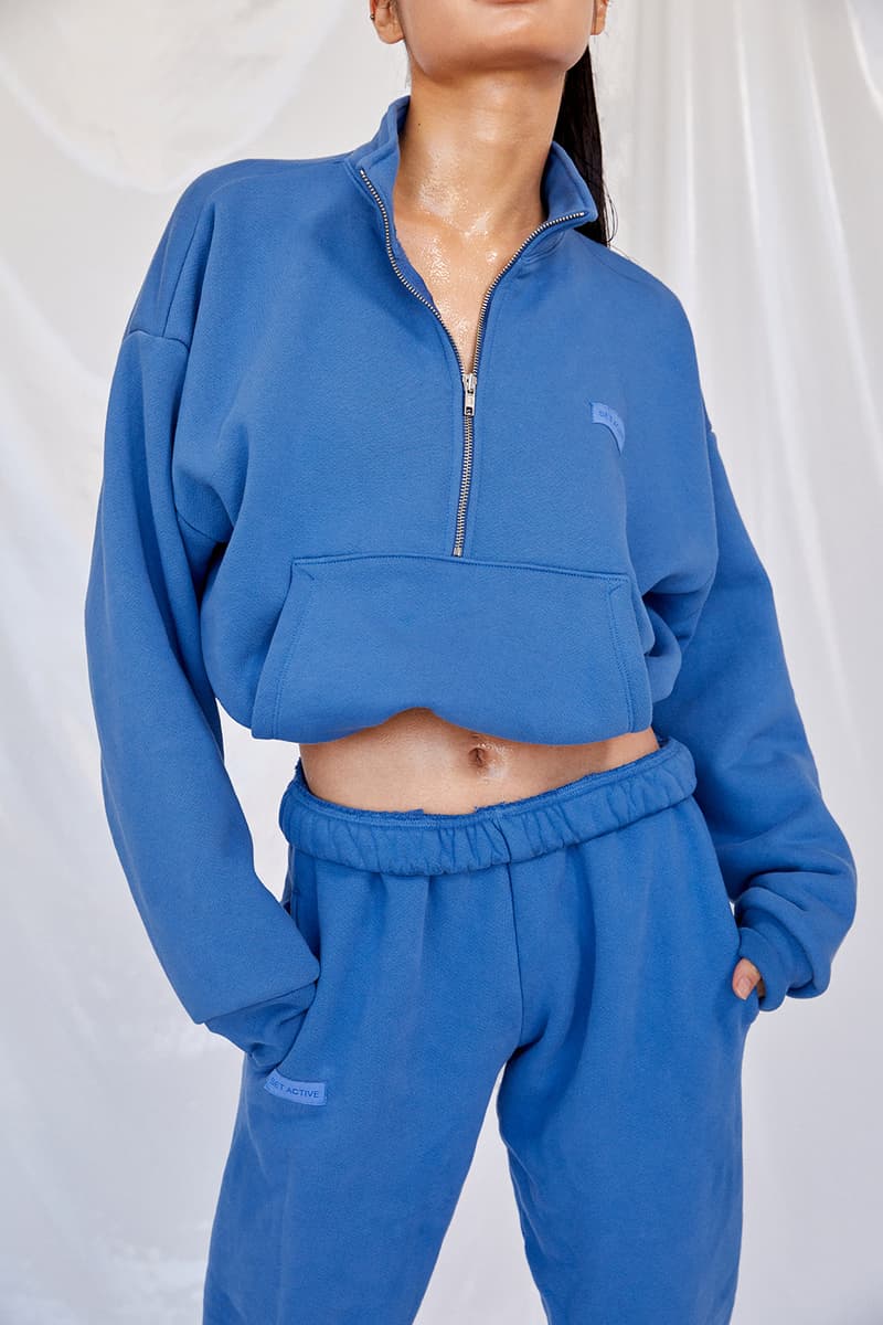 set active new colorways cereal loungewear sweater sweatpants blue