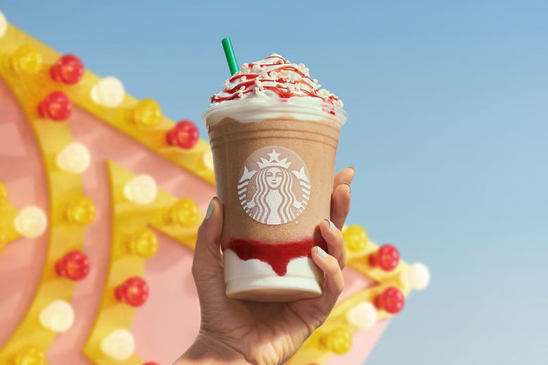 Starbucks Welcomes Summer With Strawberry Funnel Cake Frappuccino