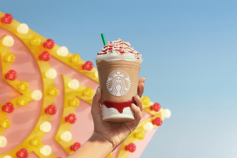 Starbucks Strawberry Funnel Cake Frappuccino