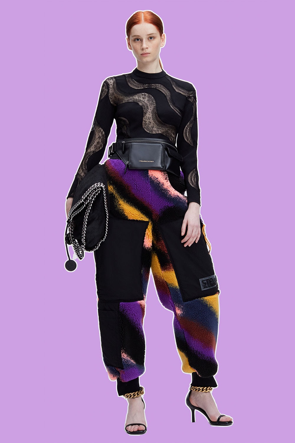 Stella McCartney Pre-Fall Collection A/W 21 Skiwear Vegan Vegetarian Sustainable Athletic Jacket Pants Sweaters Coats