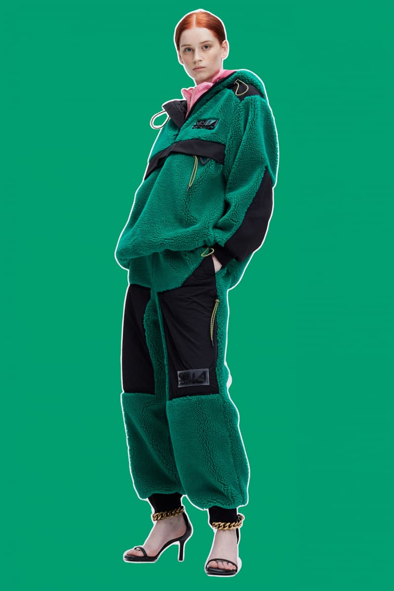 Stella McCartney Pre-Fall Collection A/W 21 Skiwear Vegan Vegetarian Sustainable Athletic Jacket Pants Sweaters Coats