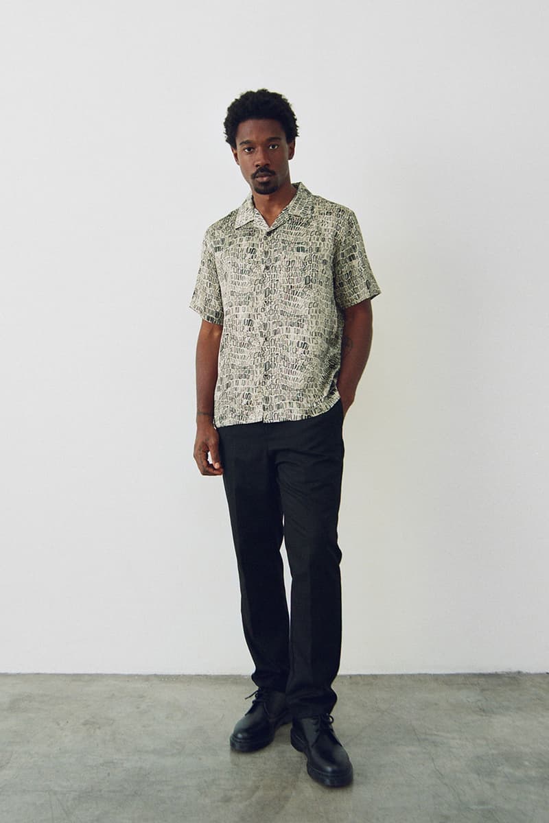stussy spring summer 2021 ss21 collection lookbook pattern print short sleeve shirt pants