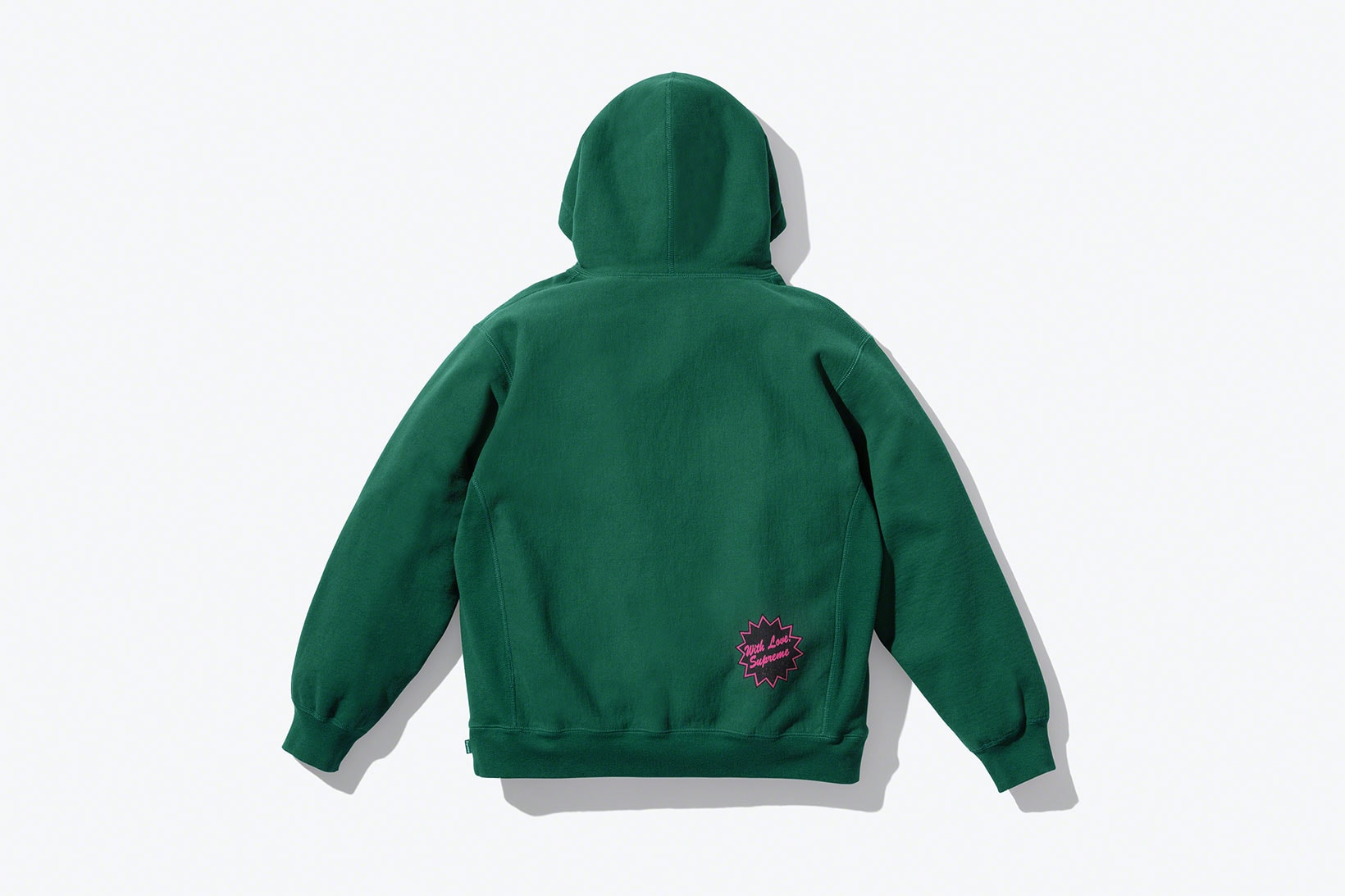 supreme jamie reid spring 2021 collection green hoodie back