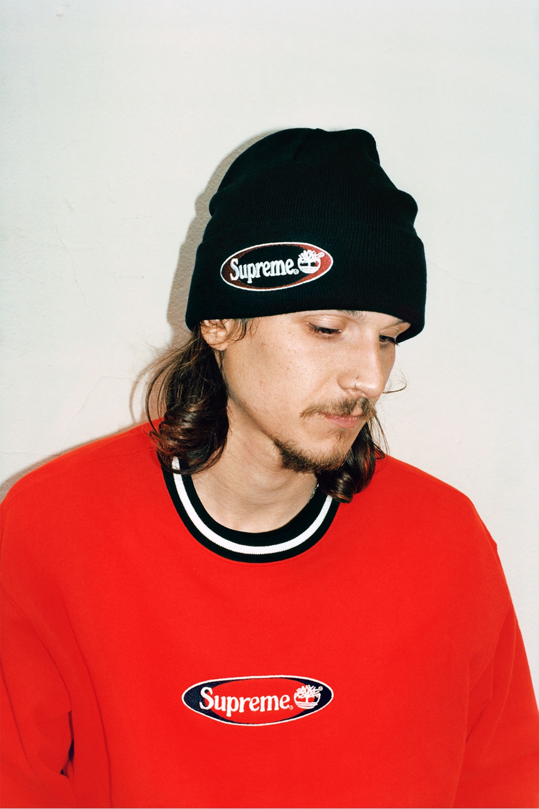 supreme timberland spring collaboration collection beanie crewneck sweater