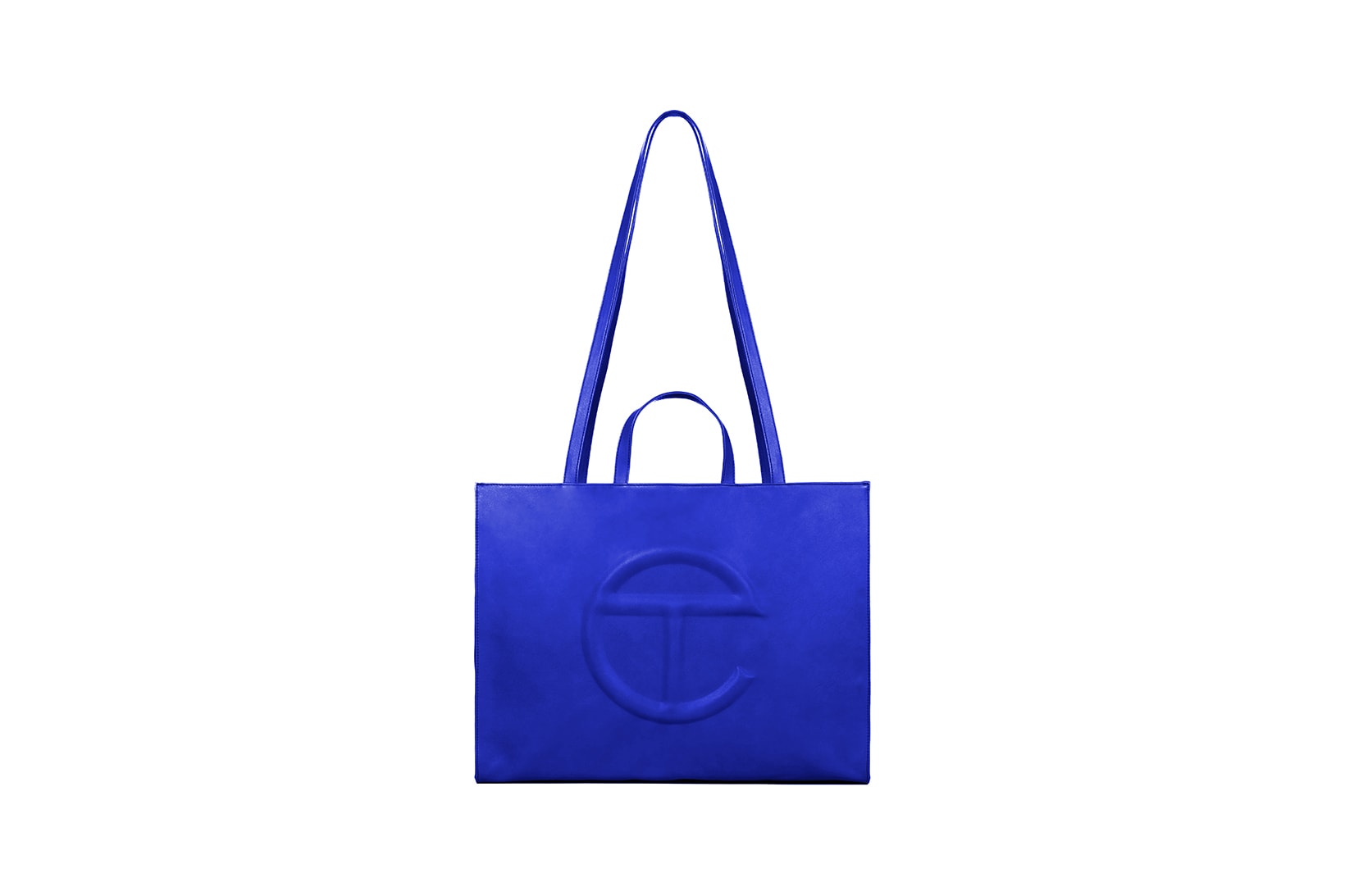 Telfar Shopping Bag Painter's Tape Royal Blue New Colorway Large
