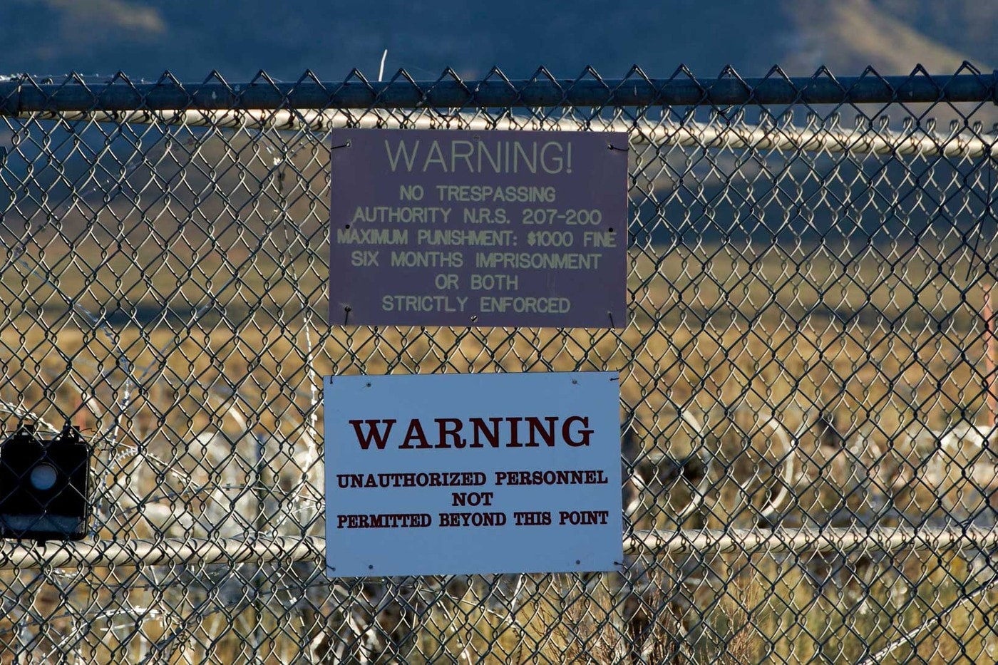 Area 51 Nevada Signs