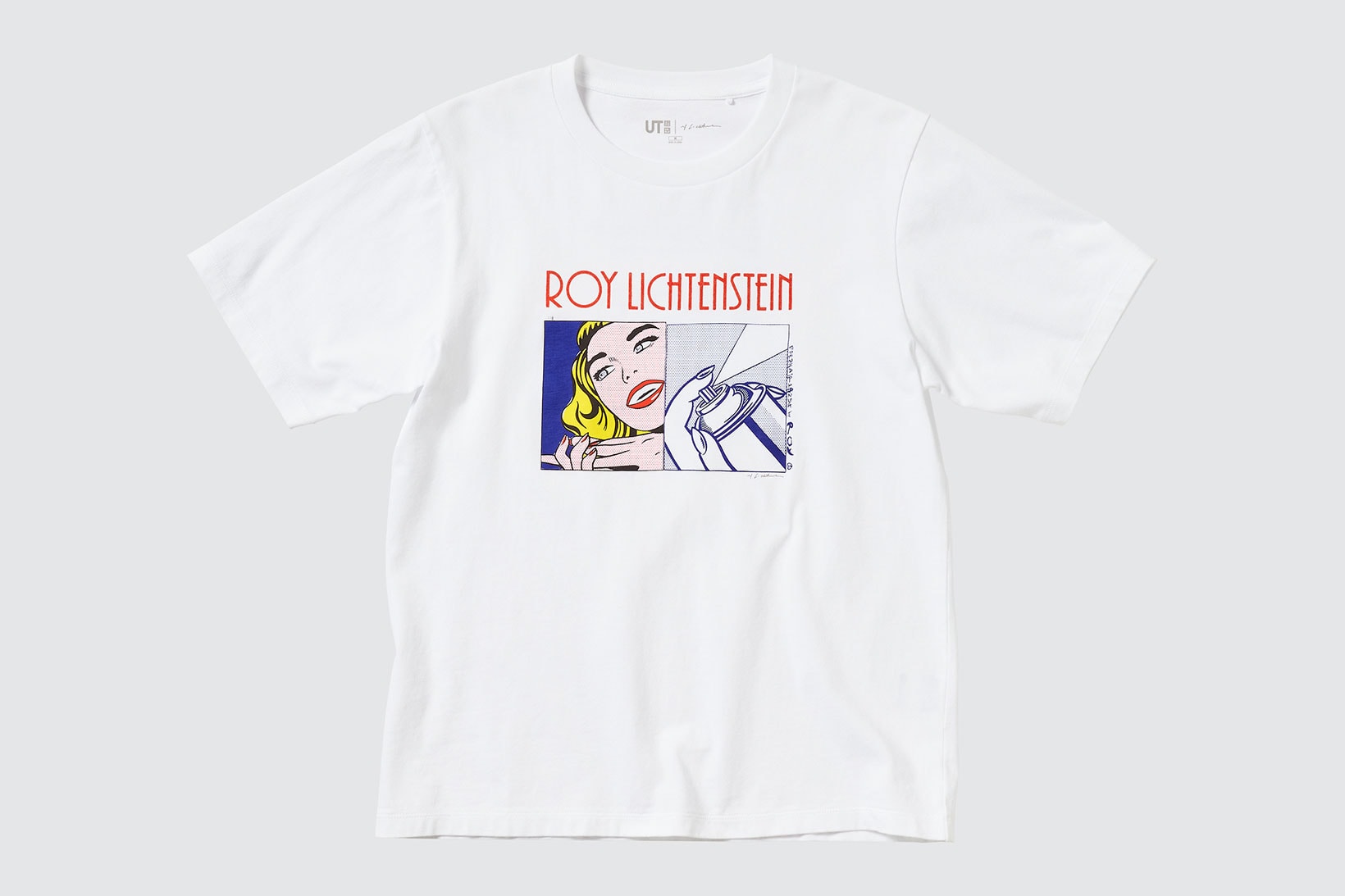 uniqlo ut roy lichtenstein american pop art collaboration t-shirts white graphic
