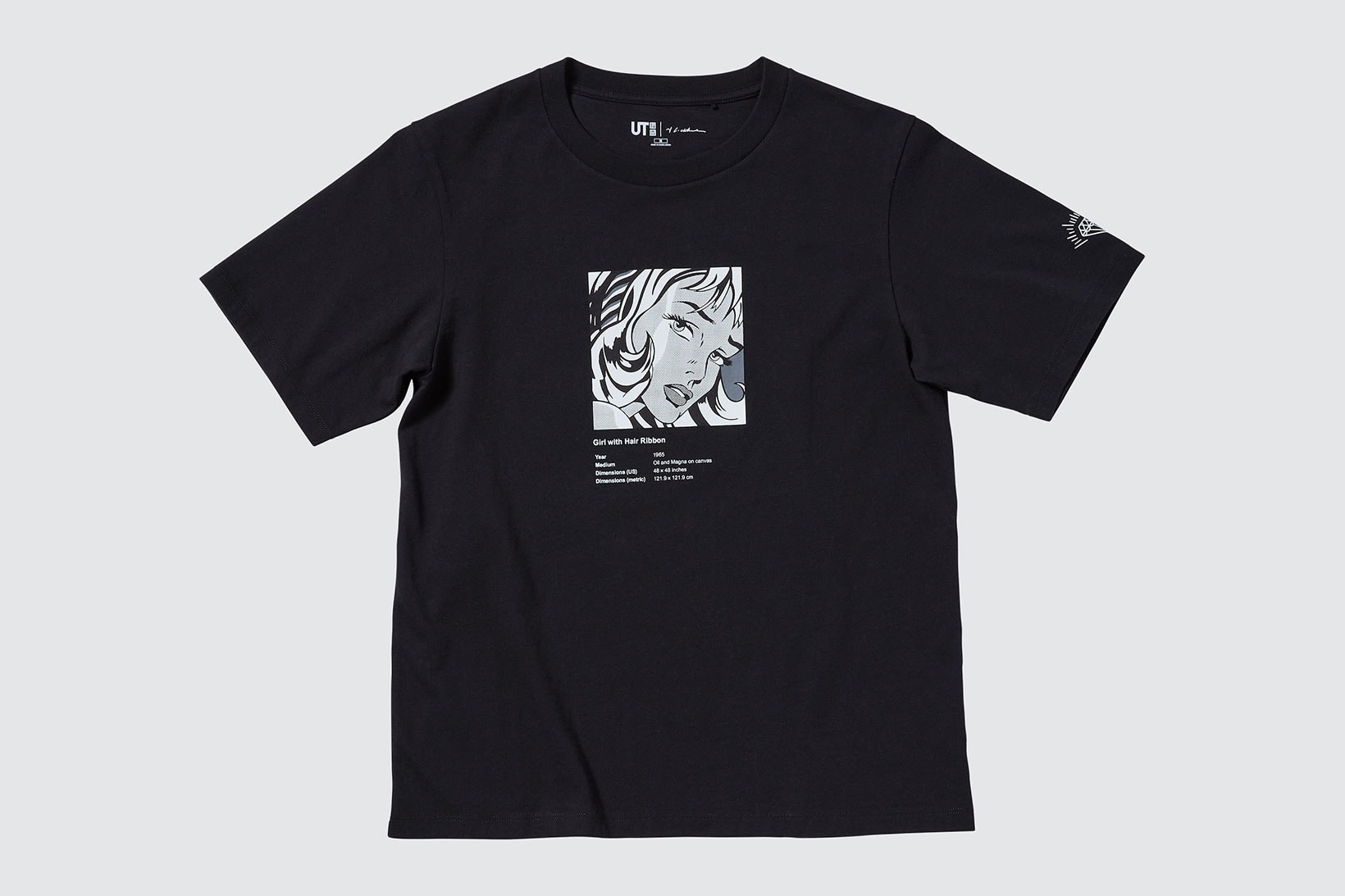 uniqlo ut roy lichtenstein american pop art collaboration t-shirts black dots graphic